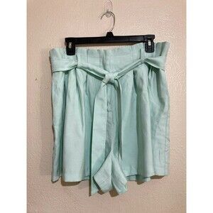 Gianni Bini Short Paper Bag Size 12 Woman Tie High Waisted Utility POCKETS